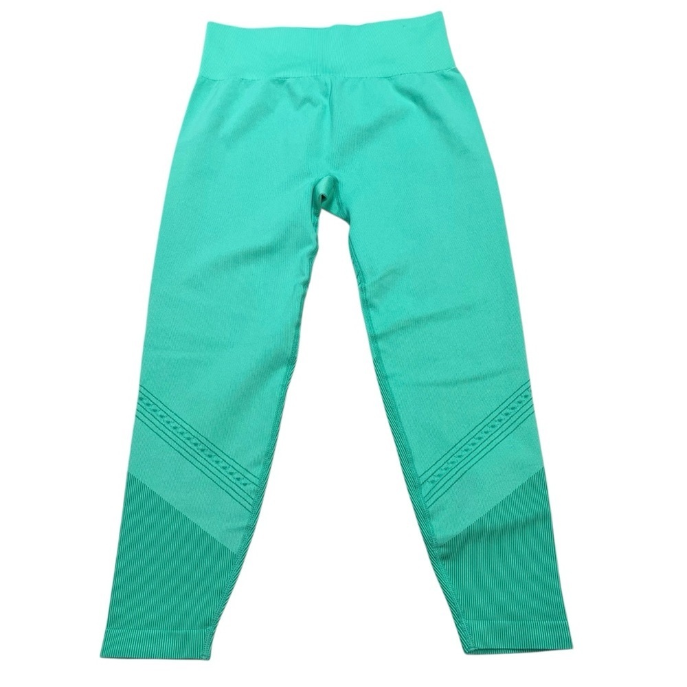 Joy Lab High Rise 7/8 Length Leggings Jade Cream Women’s Large Pastels‎ Spring